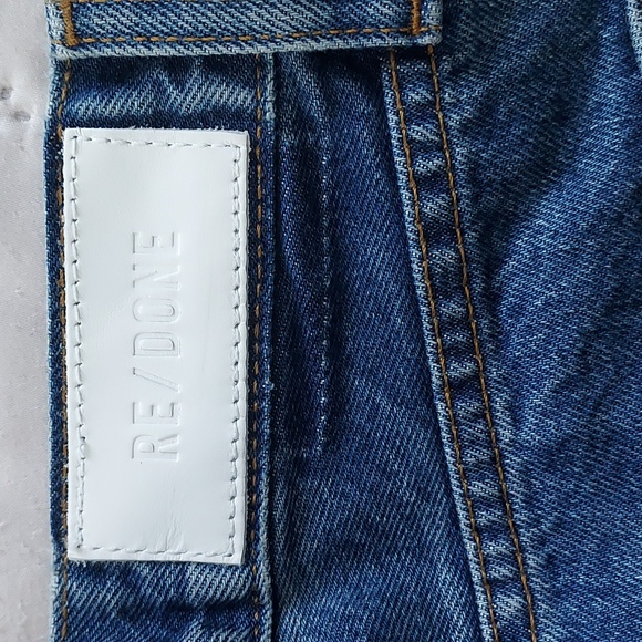 Re/Done Originals 90's Low Slung Short en Bleu Mere Sz 31 NWT - Picture 11 of 16
